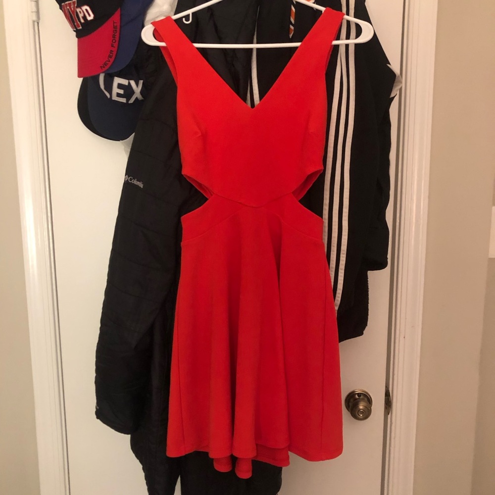 Coral dress